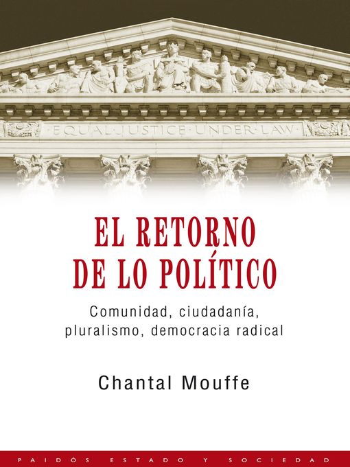 Title details for El retorno de lo político by Chantal Mouffe - Available